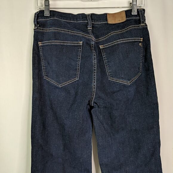 Madewell Flea Market Flare Dark Wash Jean Denim Size 29 E0394 31 Inseam - Picture 4 of 9